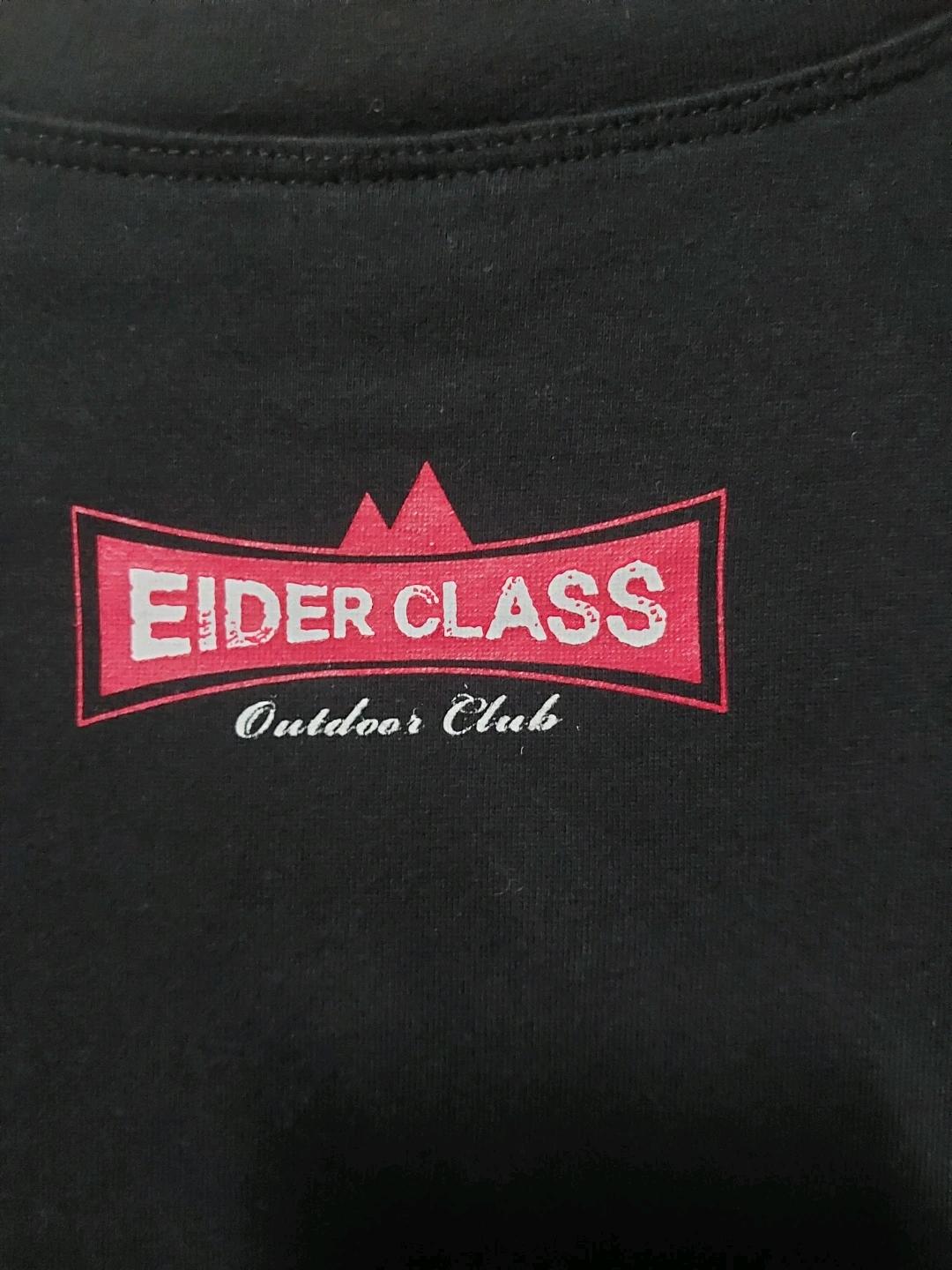 EIDER CLASS 블랙 그래픽 반팔티 L 5