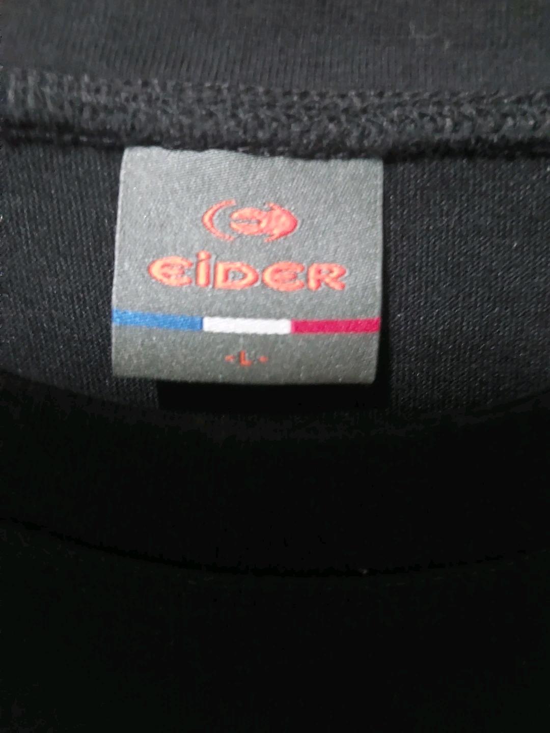 EIDER CLASS 블랙 그래픽 반팔티 L 8