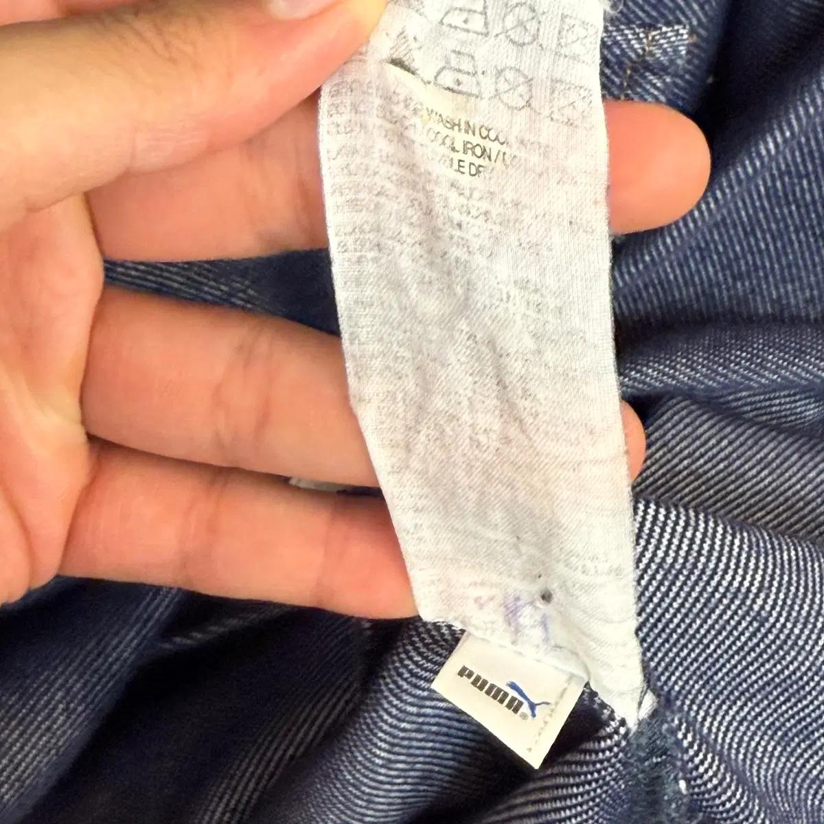 XL 푸마 X 미하라야스히로 인디고 데님 반팔 셔츠 6