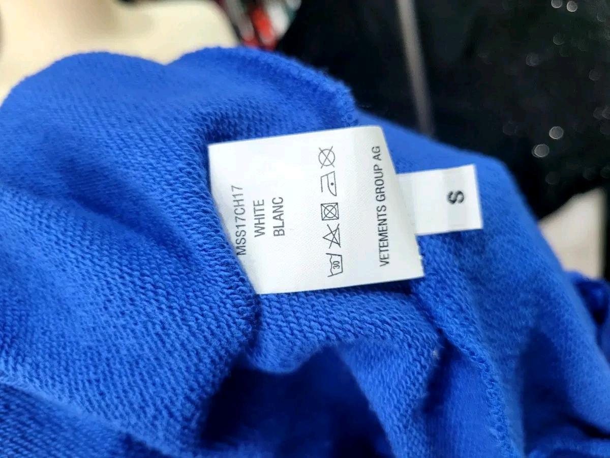 [명작/희귀] 베트멍 X 챔피온 17SS 콜라보 로고 테이프 후드 집업 (블루) 8