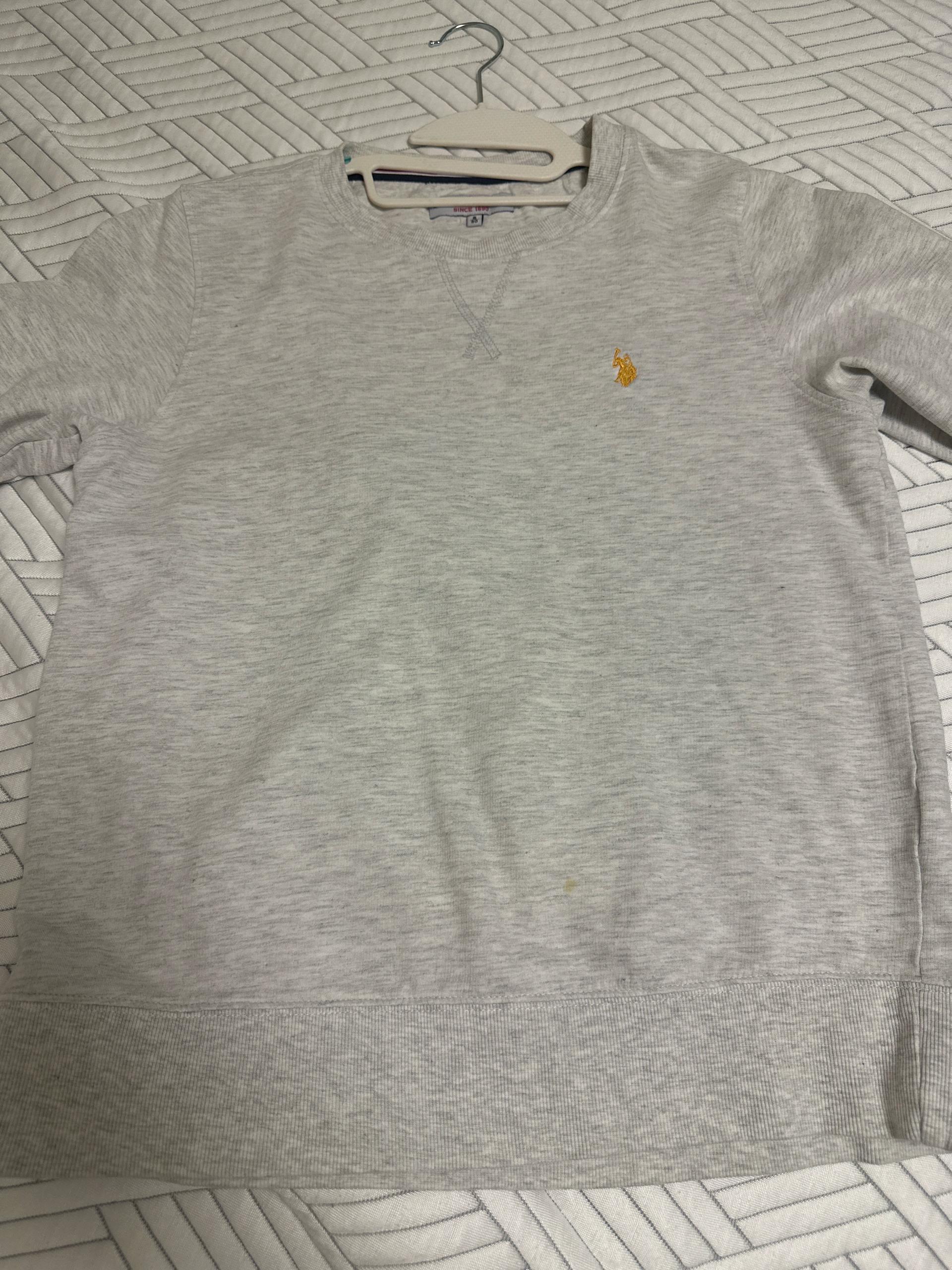 U.S. POLO ASSN. 그레이 맨투맨 티셔츠 5