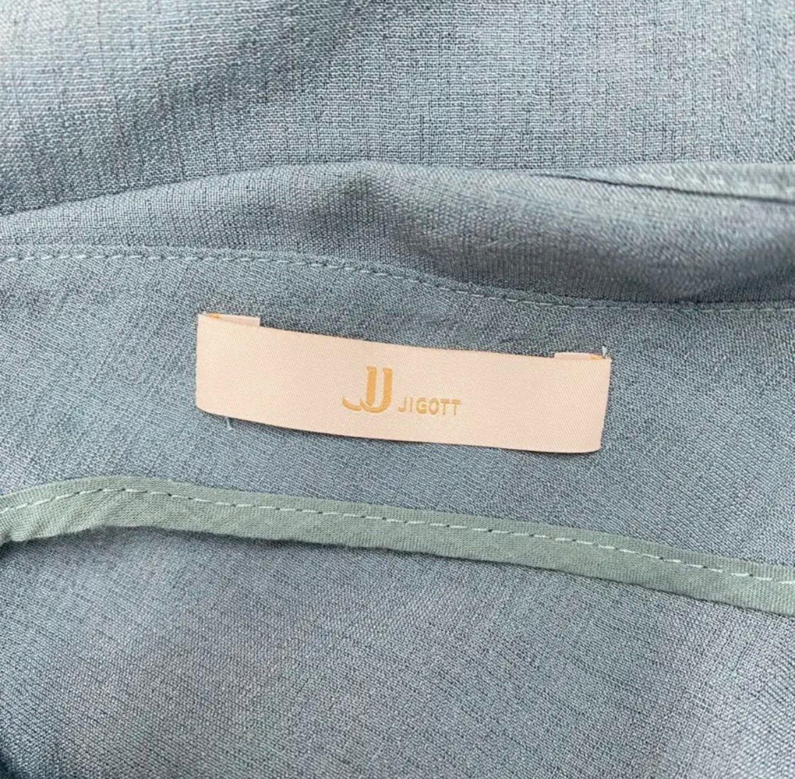 JJ지고트 민트 반팔 핀턱 미니 원피스 6