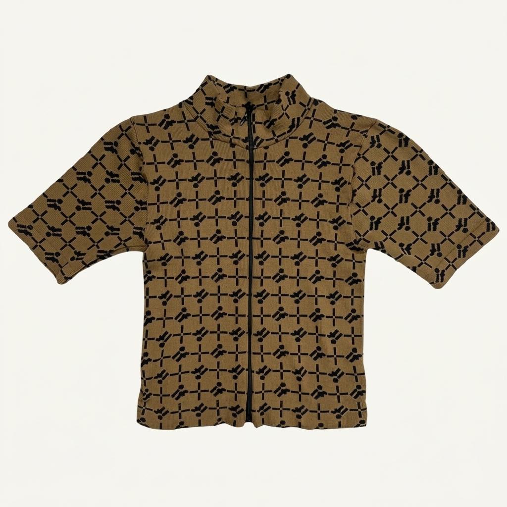 URBAN OUTFITTERS 체크 반팔 가디건 XS