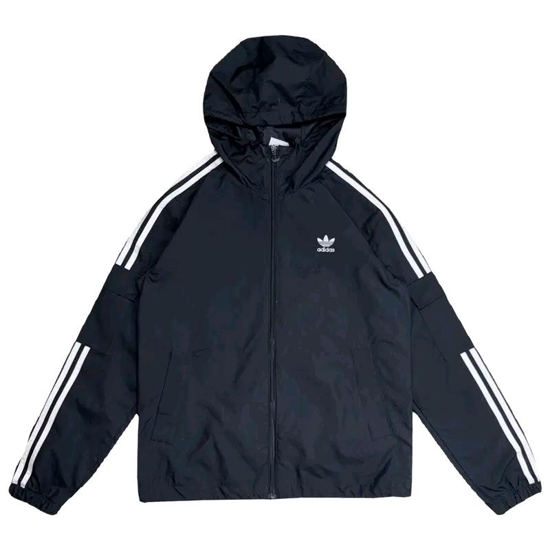 ADIDAS 삼선 윈드 브레이커 블랙 XS 2