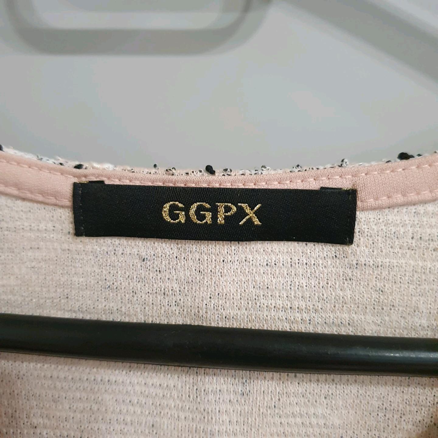 GGPX 핑크 트위드 원피스 진주 장식 4