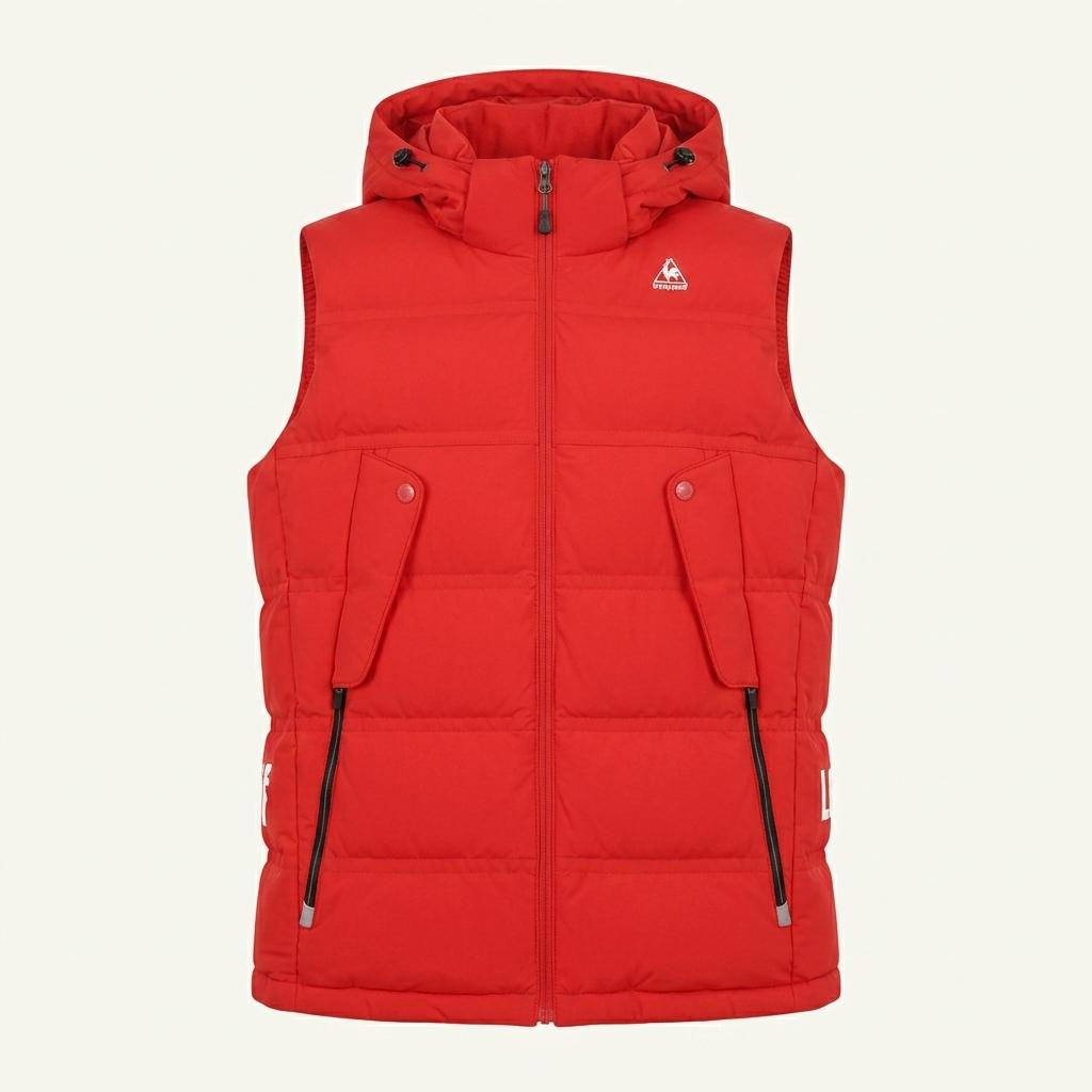 르꼬끄 스포르티브 패딩 조끼 RED 85