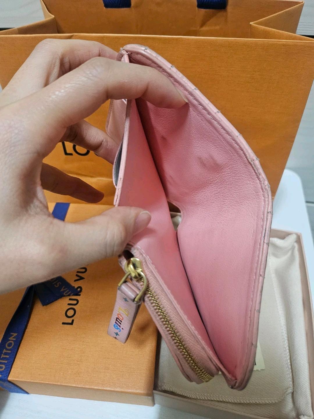 루이비통 핑크 반지갑 8
