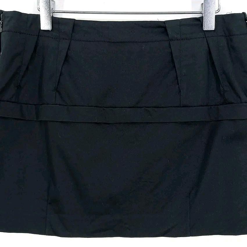 오즈세컨 여름 약스판 나일론혼방 미니스커트 블랙67 (HU46288) 4