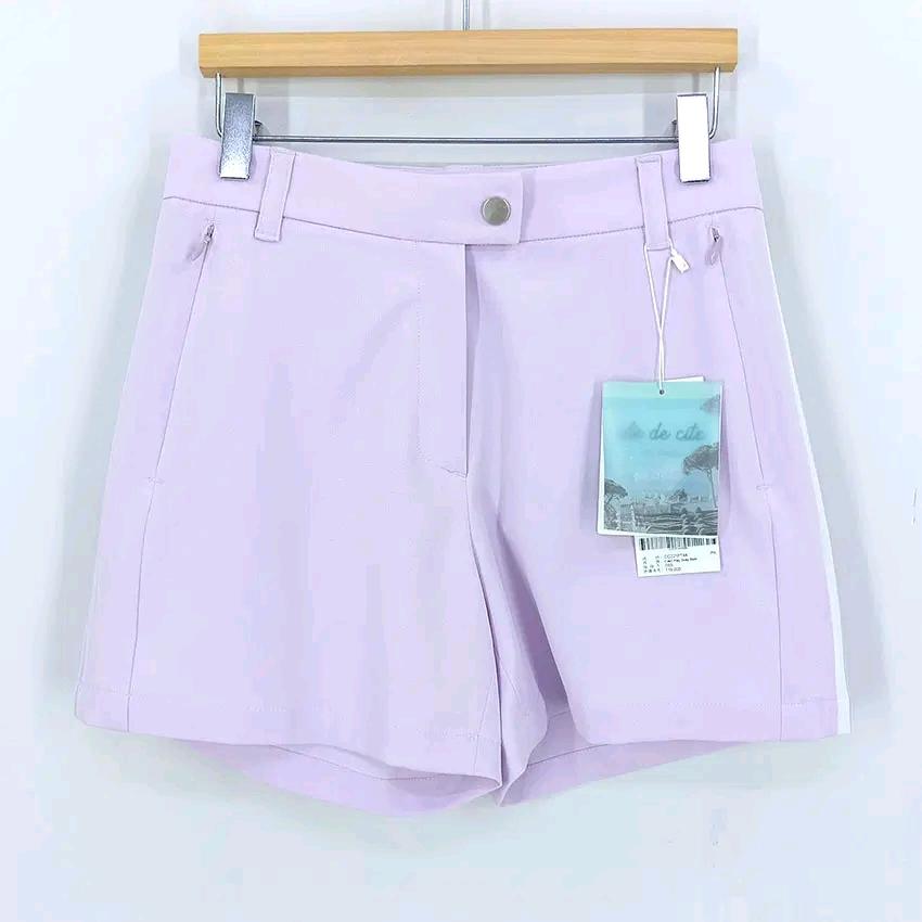 시테드시테 여성 여름 홑겹 숏팬츠 파스텔퍼플 (HU46289) 2