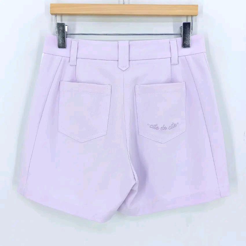 시테드시테 여성 여름 홑겹 숏팬츠 파스텔퍼플 (HU46289) 3