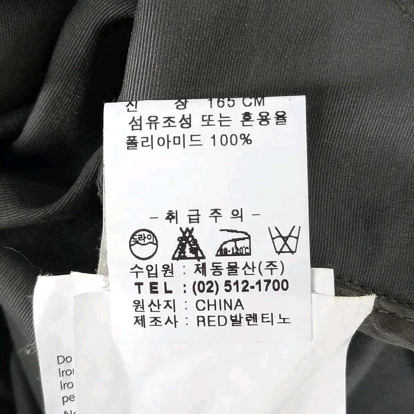 발렌티노 여 폴리아미드 리본 야상 집업자켓 카키 (HU25673) 10