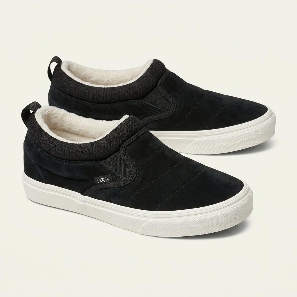 [VANS] 반스 스웨이드 퍼 안감 슬립온(240mm)