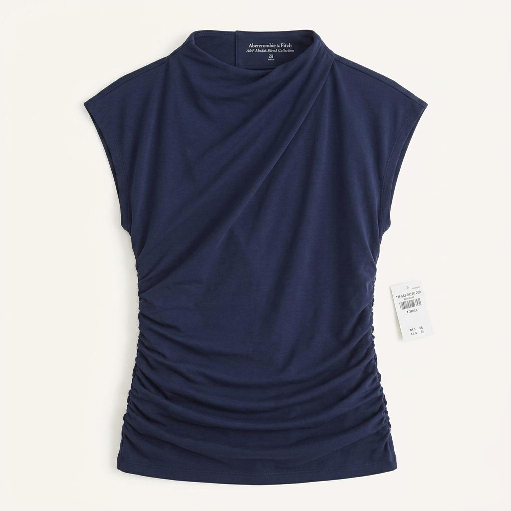 Abercrombie & Fitch 아베크롬비 드레이프 셔링 탑 1