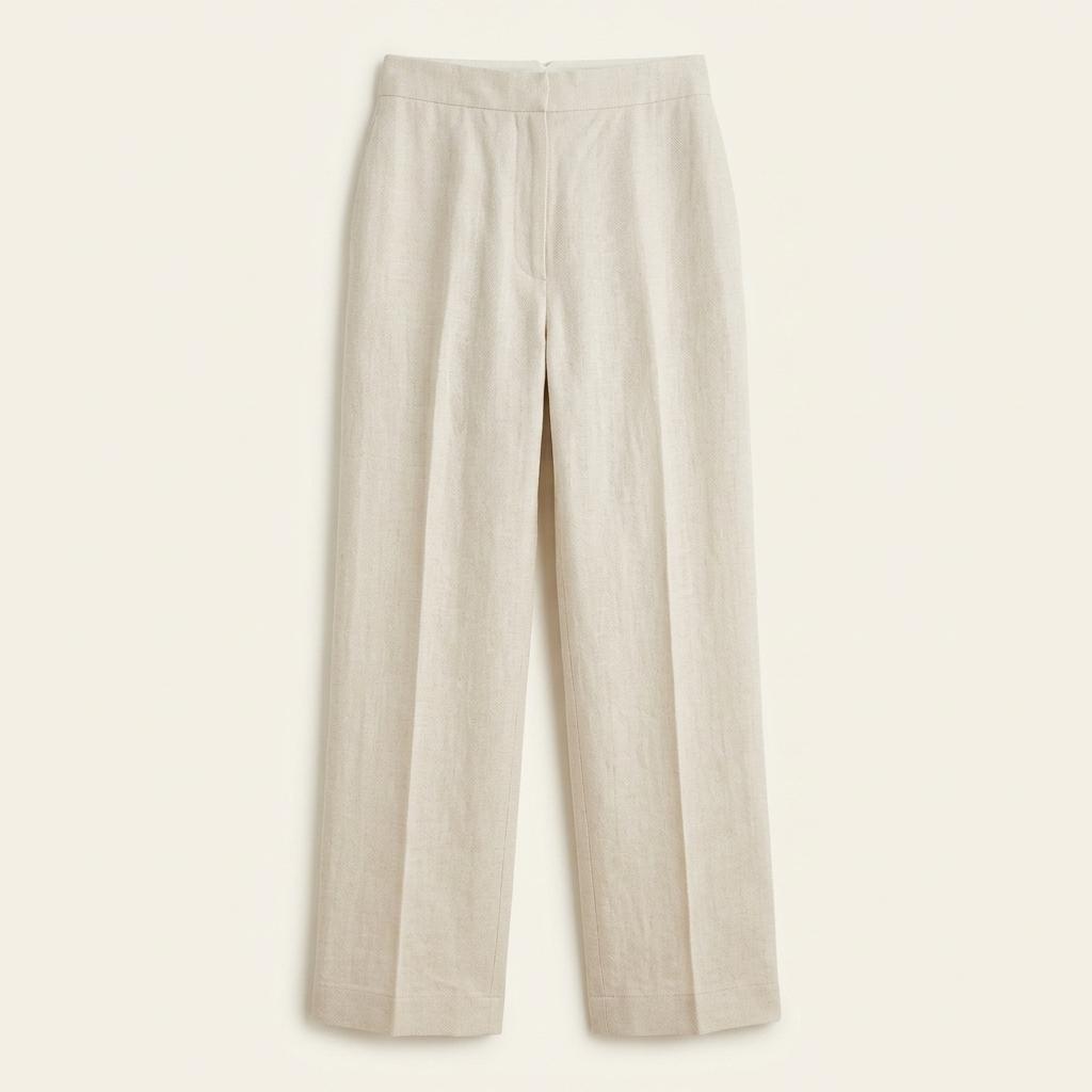 H8 LINEN PANTS S 베이지 린넨 100%