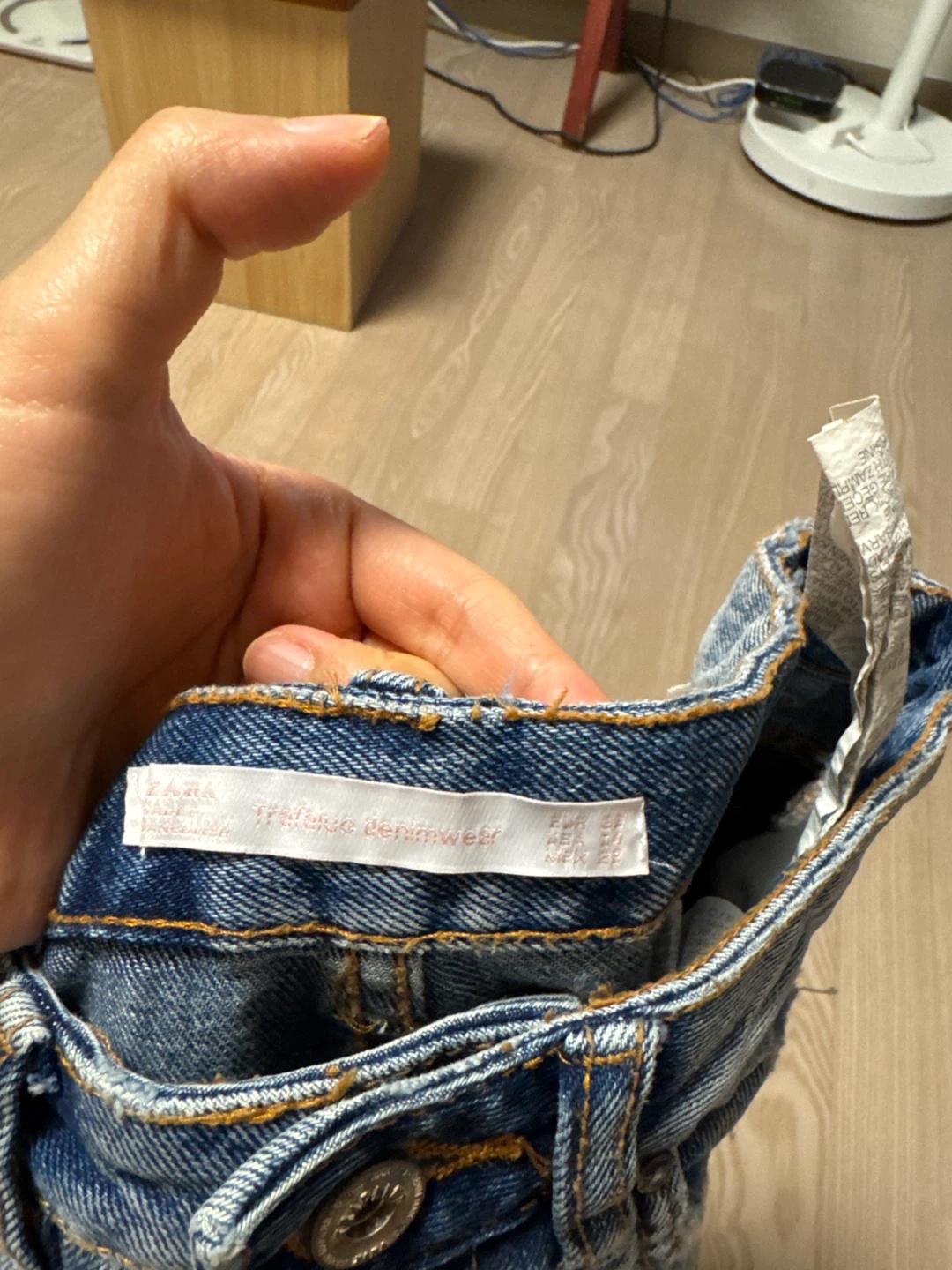 ZARA 데님 숏팬츠 4