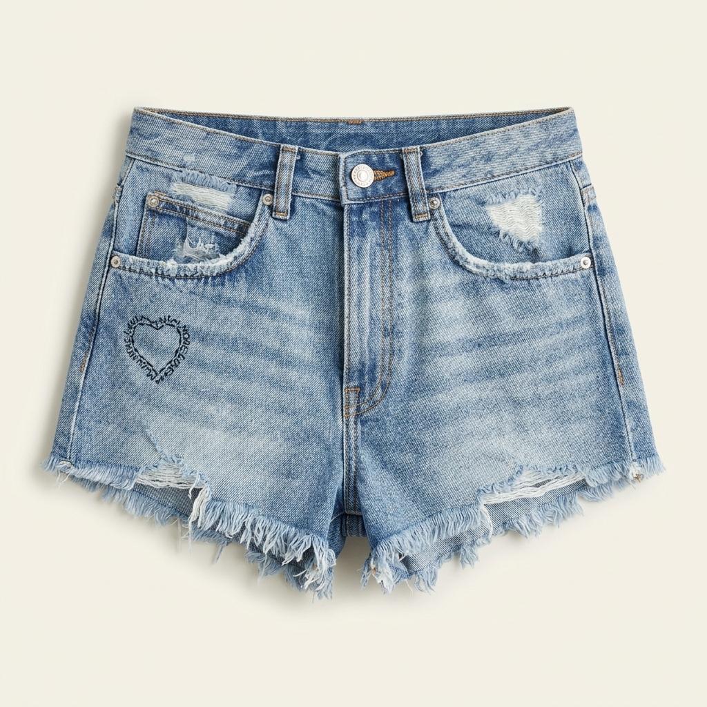 ZARA 데님 숏팬츠 1