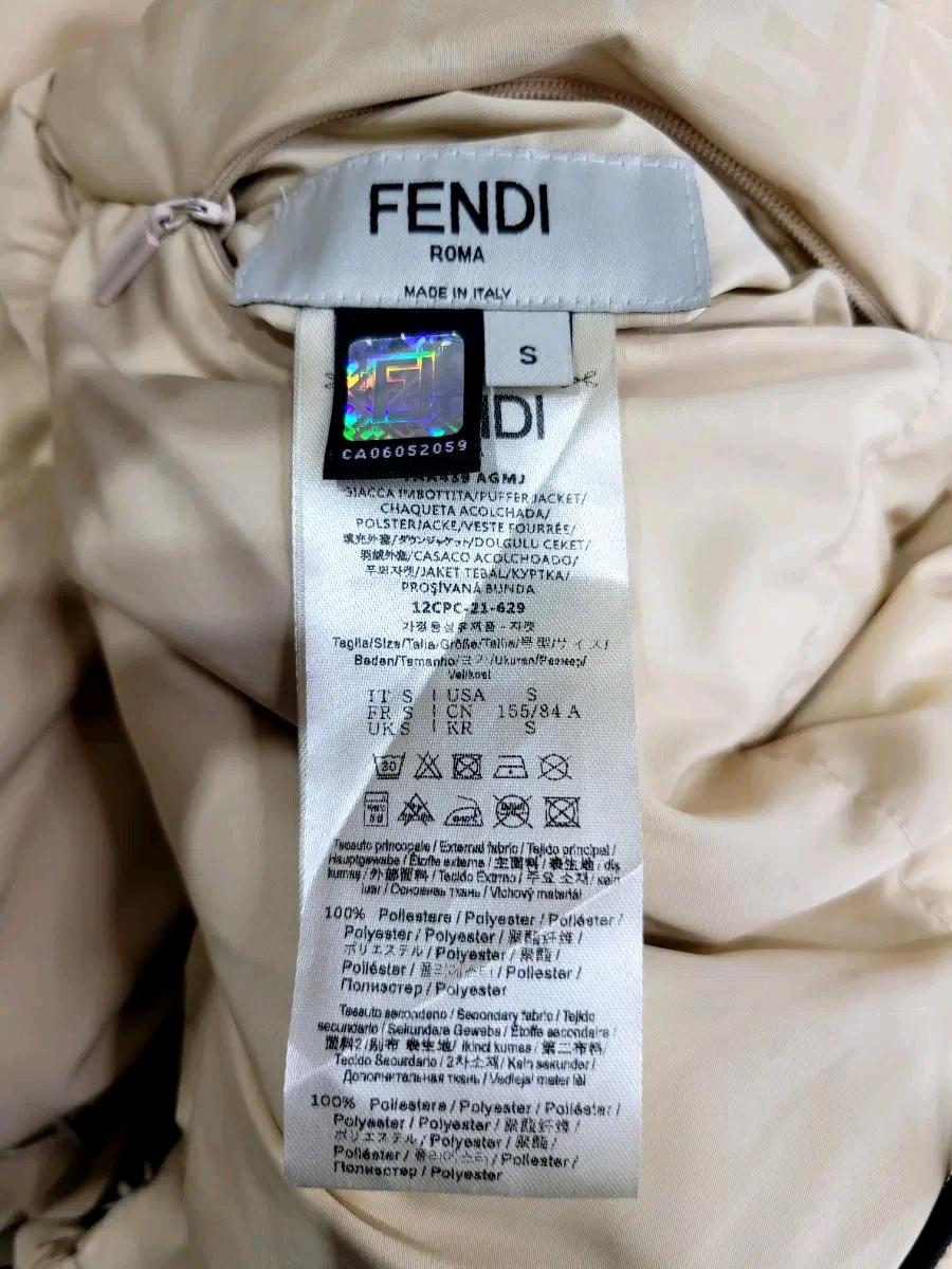 [정품/S] 펜디(FENDI) FF 로고 리버시블 푸퍼 패딩 조끼 (상태 최상) 6