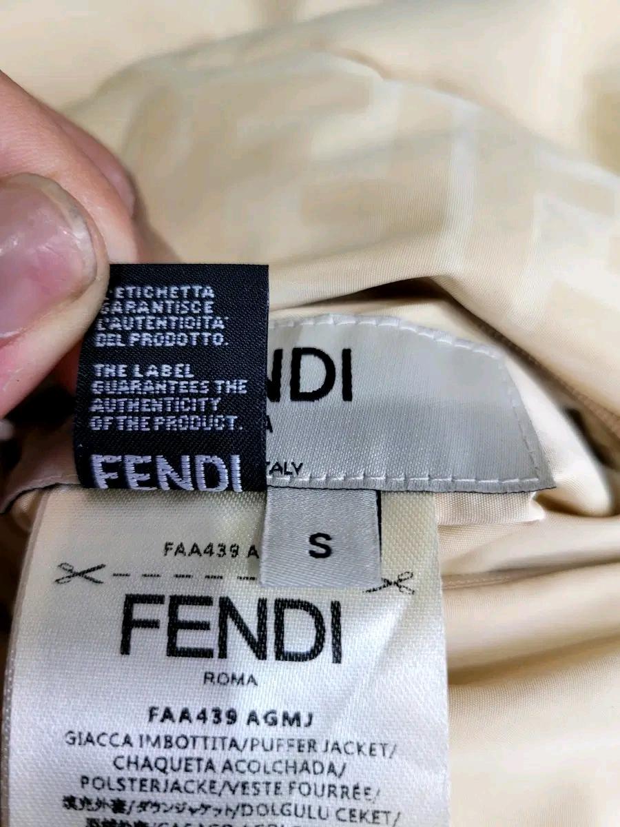 [정품/S] 펜디(FENDI) FF 로고 리버시블 푸퍼 패딩 조끼 (상태 최상) 5