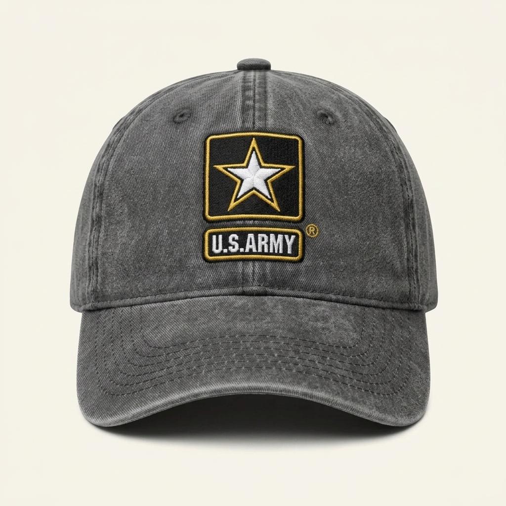 CJ260 US ARMY 00s 워싱 그레이 볼캡 모자 1