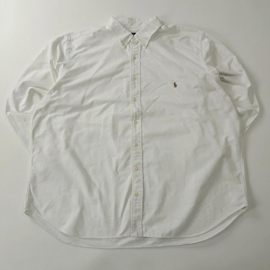 CA325 2XB 폴로 빅사이즈 00s 화이트 셔츠 남방