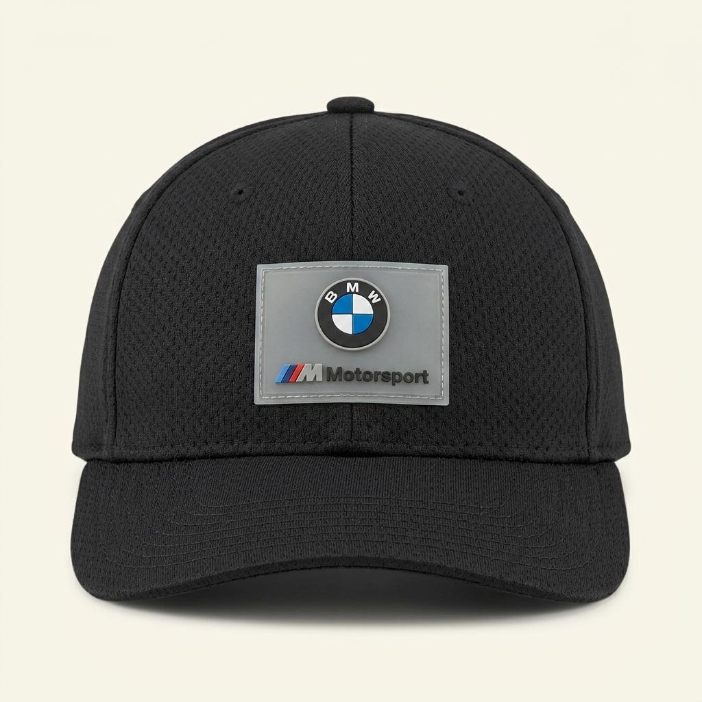 CA163 푸마 x BMW 모터스포츠 블랙 메쉬 볼캡 모자 1