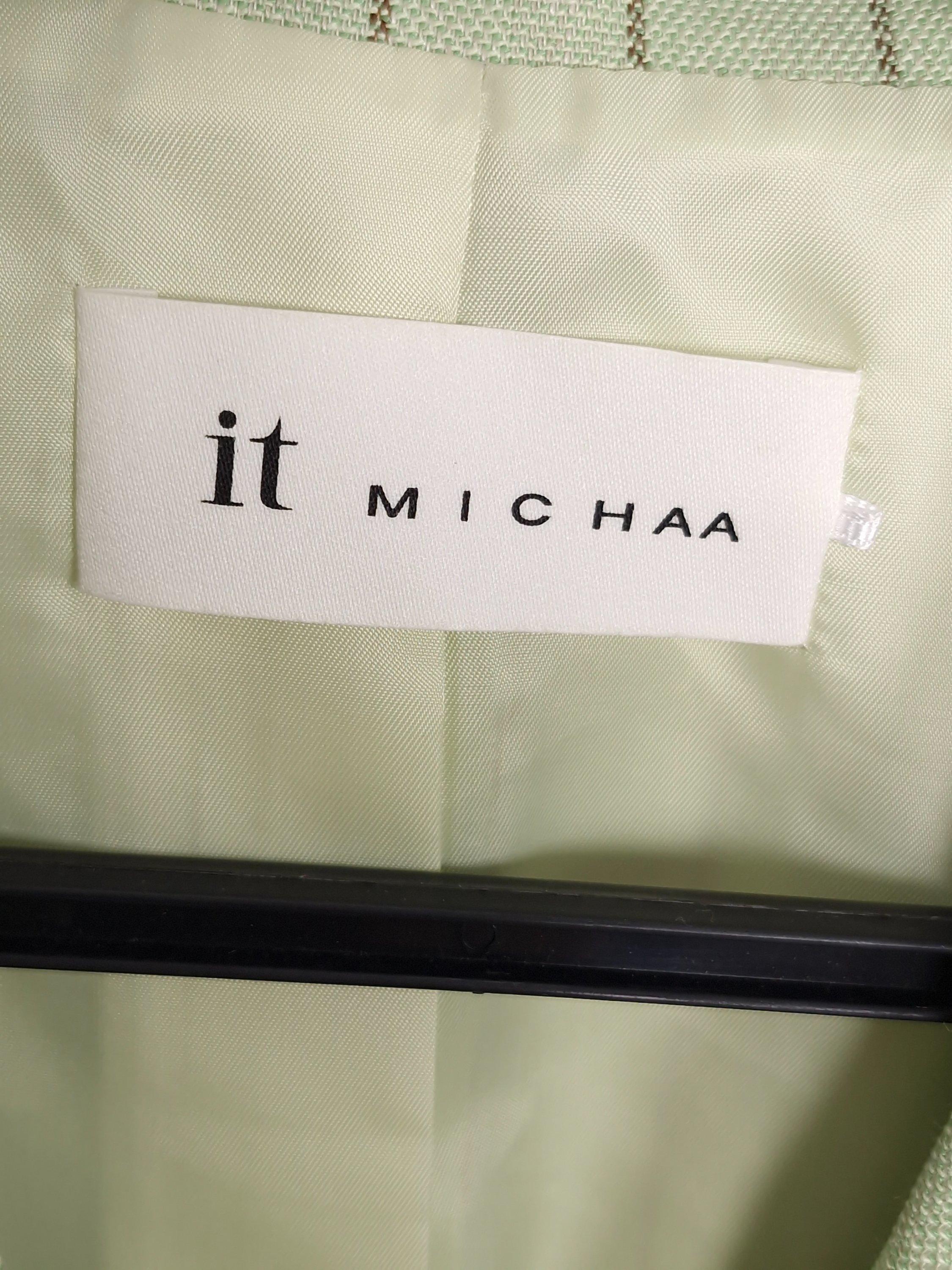 잇미샤 it MICHAA 연두 와펜 스트라이프 자켓 44 [A684] 4
