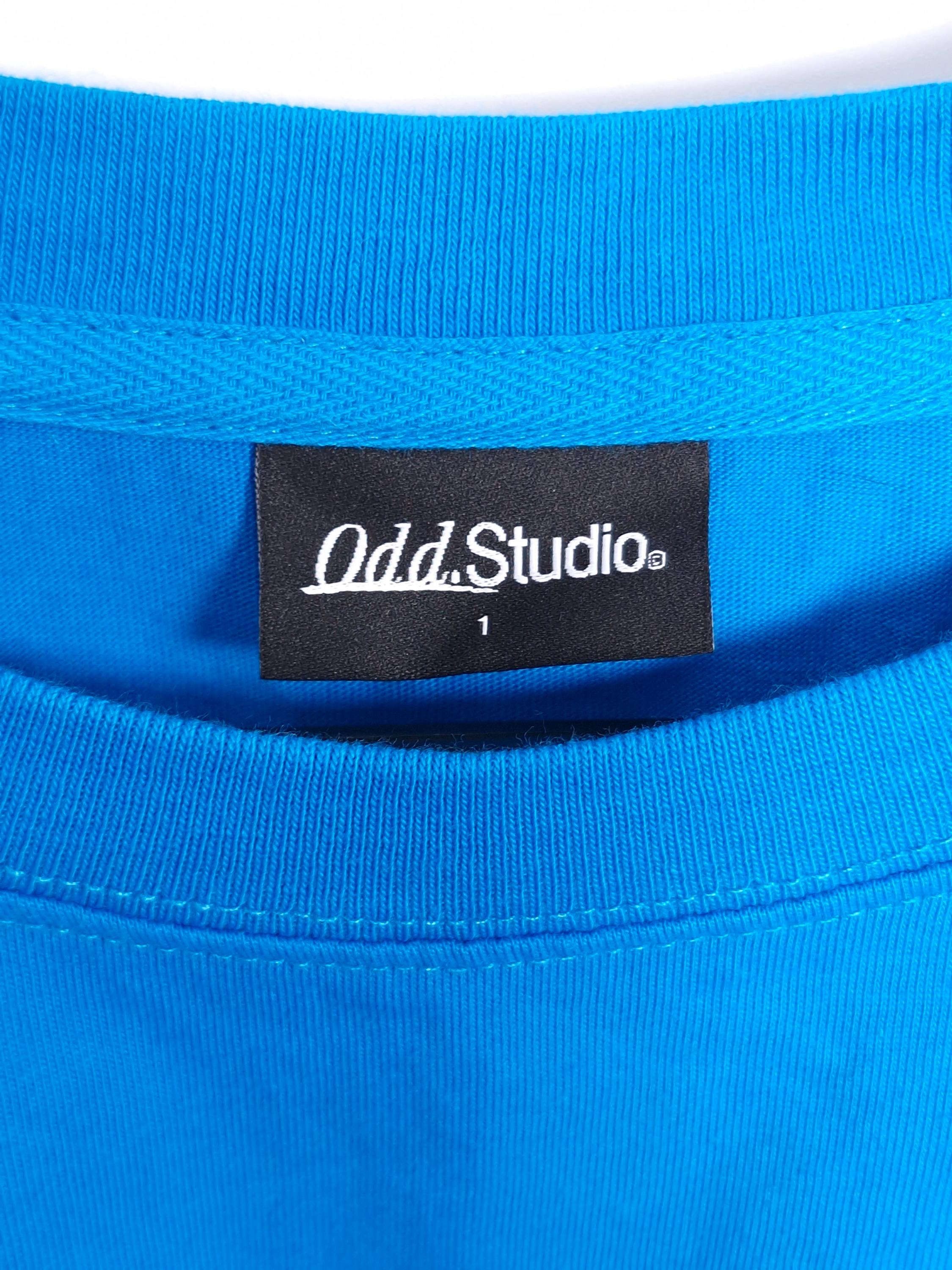 오드스튜디오 ODDSTUDIO 파란색 반팔티셔츠 [A693] 4