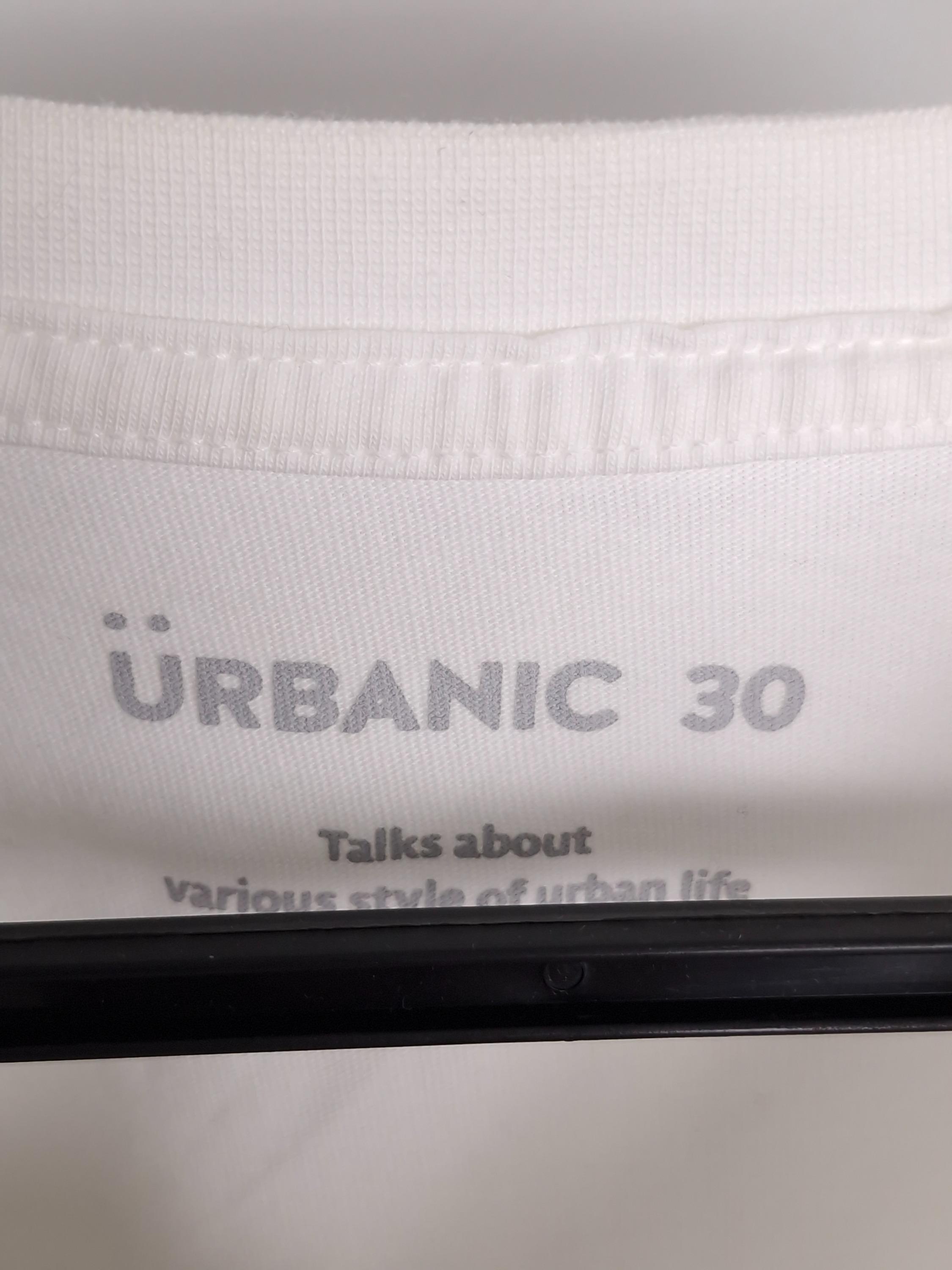 얼바닉 30 URBANIC 30 흰색 와이드 반팔티셔츠 [A700] 4