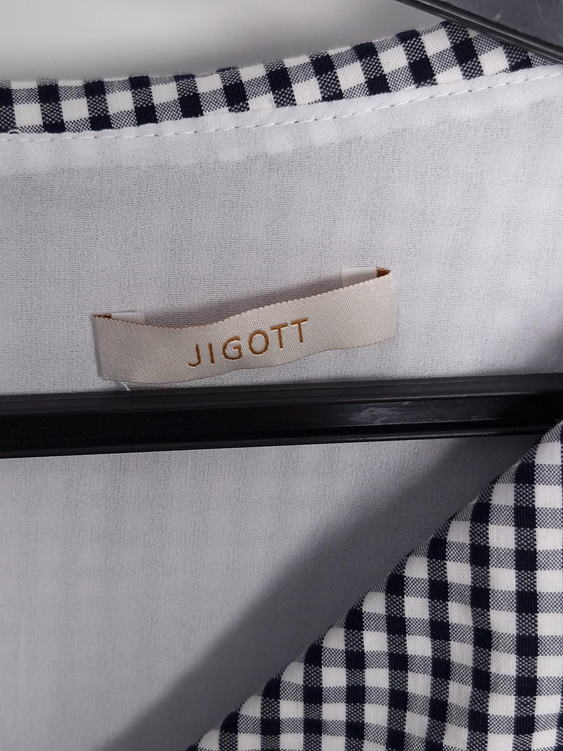 지고트 JIGOTT 체크 벨트 롱 원피스 88-90-160 [A704] 4