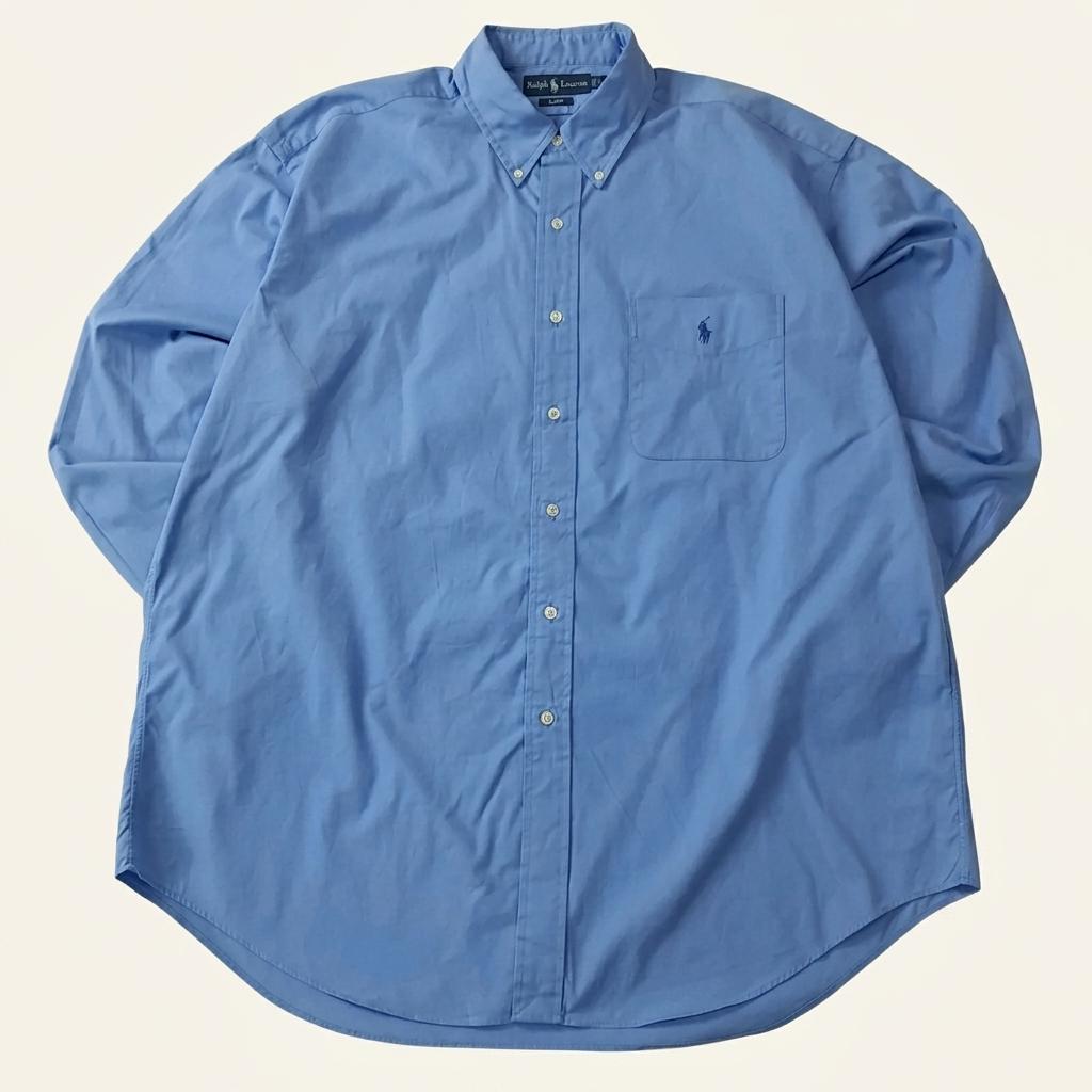 CA517 XL 폴로 블레이크 90s 프렌치블루 셔츠 남방 1