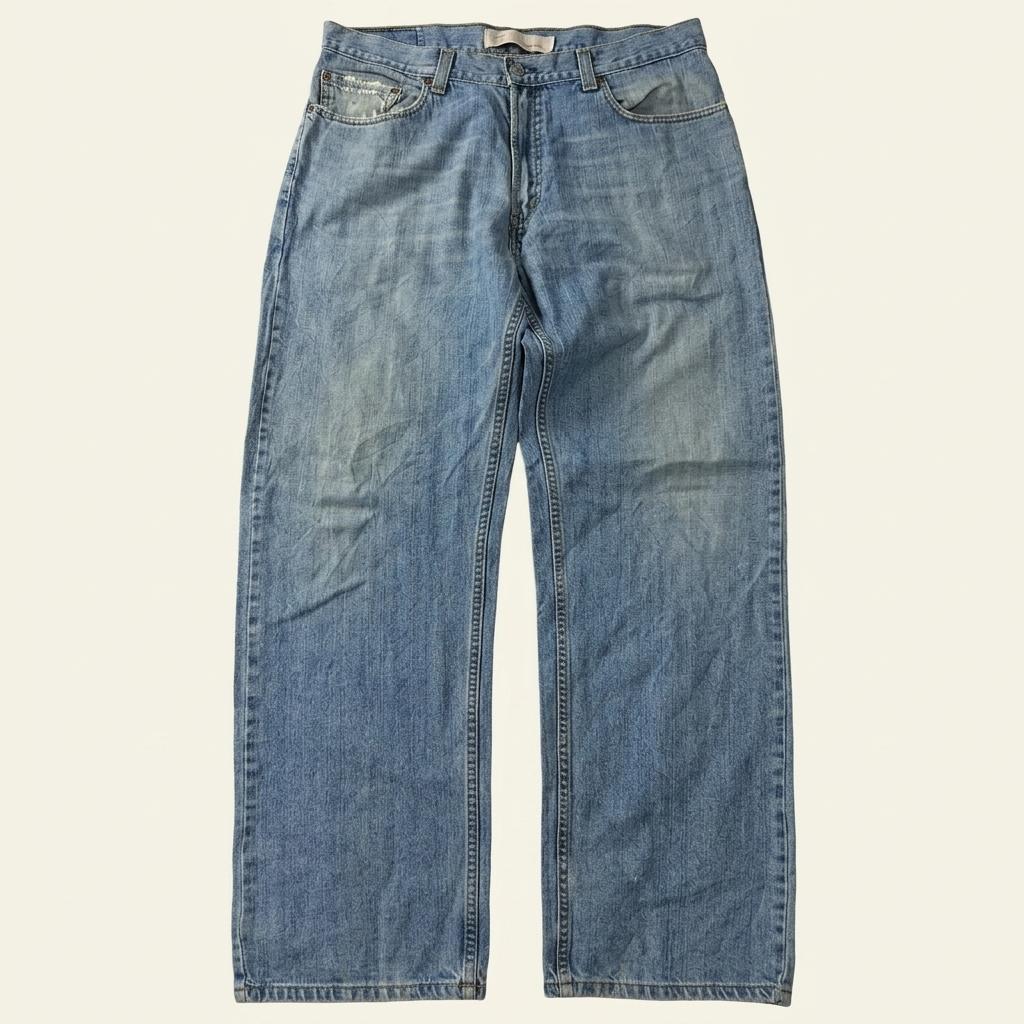 CA550 34 리바이스 569 블랭크탭 00s 루즈스트레이트 데님 팬츠 바지 1