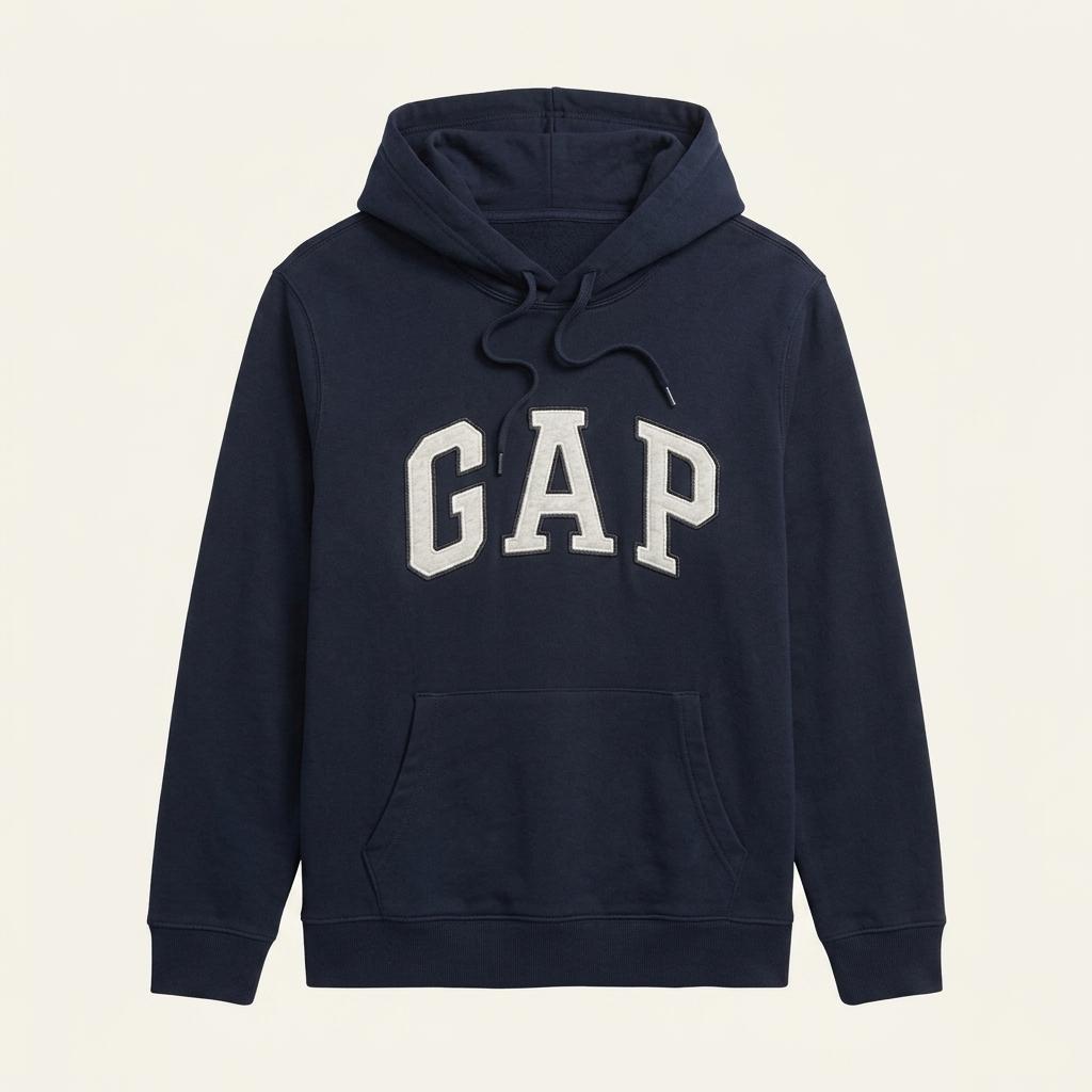 [GAP] 갭 로고 자수 네이비 후드티