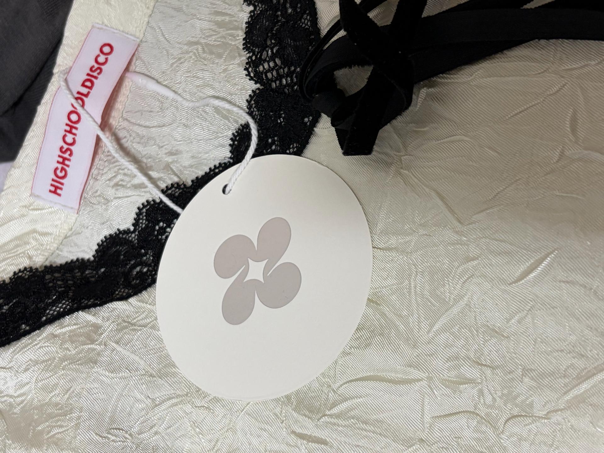 하이스쿨디스코 CRUMPLED SLIP TOP IVORY 3