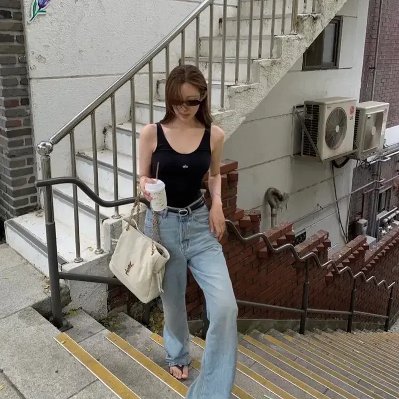 알로 요가 alo Ribbed Prosper Tank 나시 탱크 XS 2
