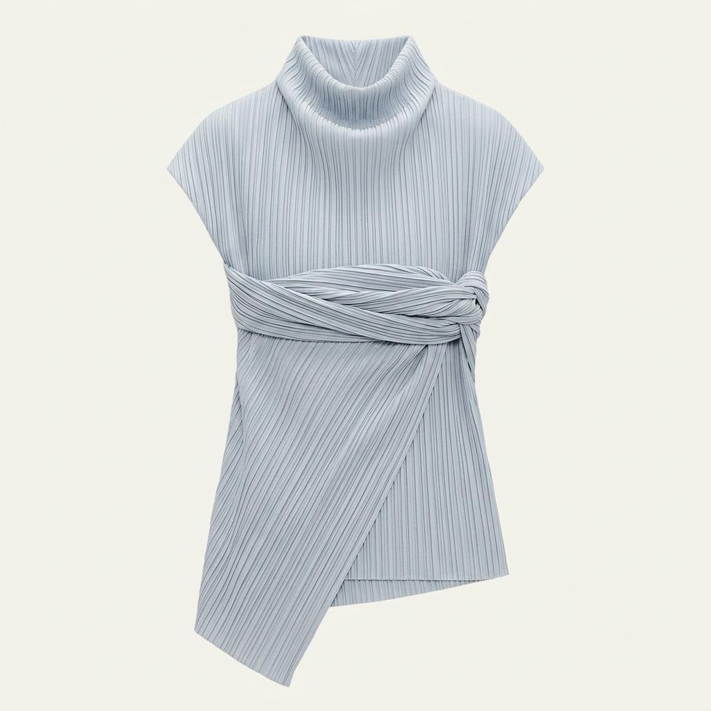 le17septembre 플리츠 카울넥탑 PLEATED COWL 르917 1