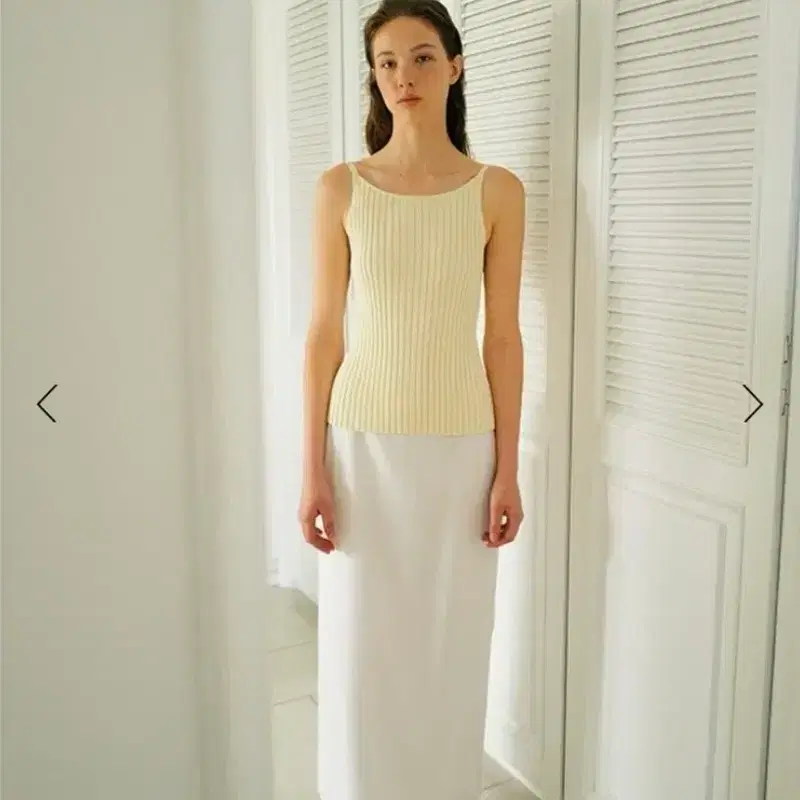 le17septembre mille ribbed knit top 르917 슬리브리스 2