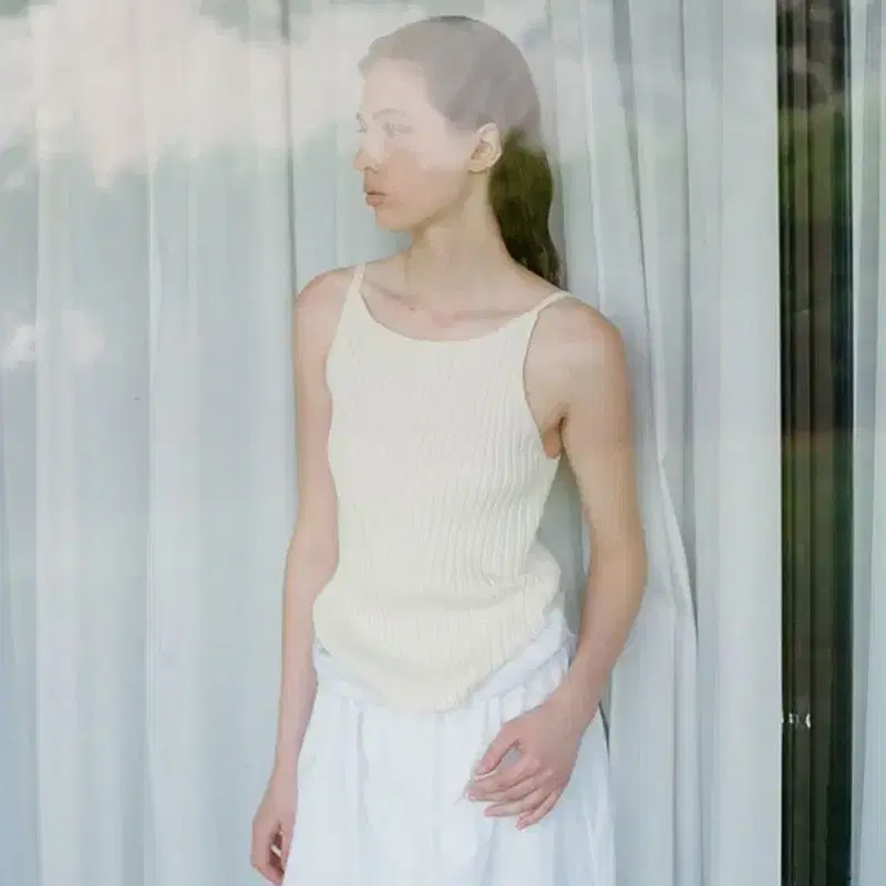 le17septembre mille ribbed knit top 르917 슬리브리스 3