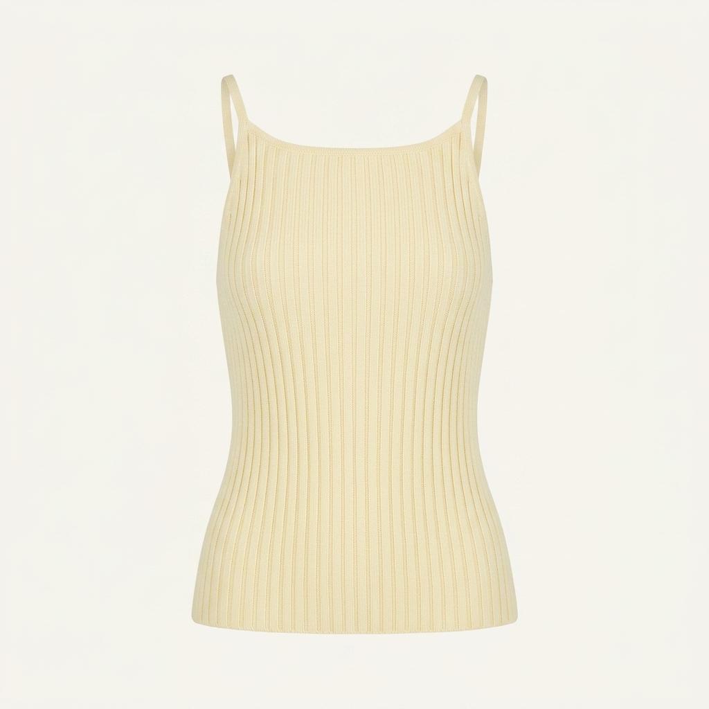 le17septembre mille ribbed knit top 르917 슬리브리스 1