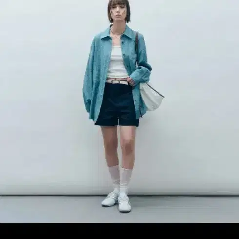 (새상품)몽돌 체크시어서커셔츠 3