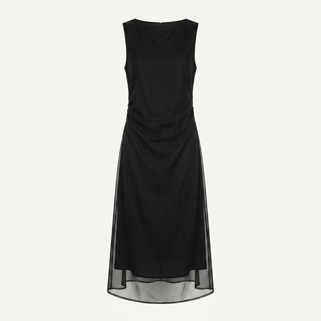 킨더살몬 레이어드 원피스 Felicie Dress Black 1