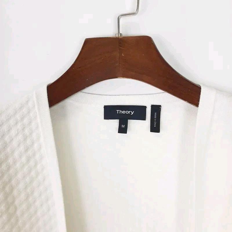 띠어리 엠보 오픈형 가디건 M 3