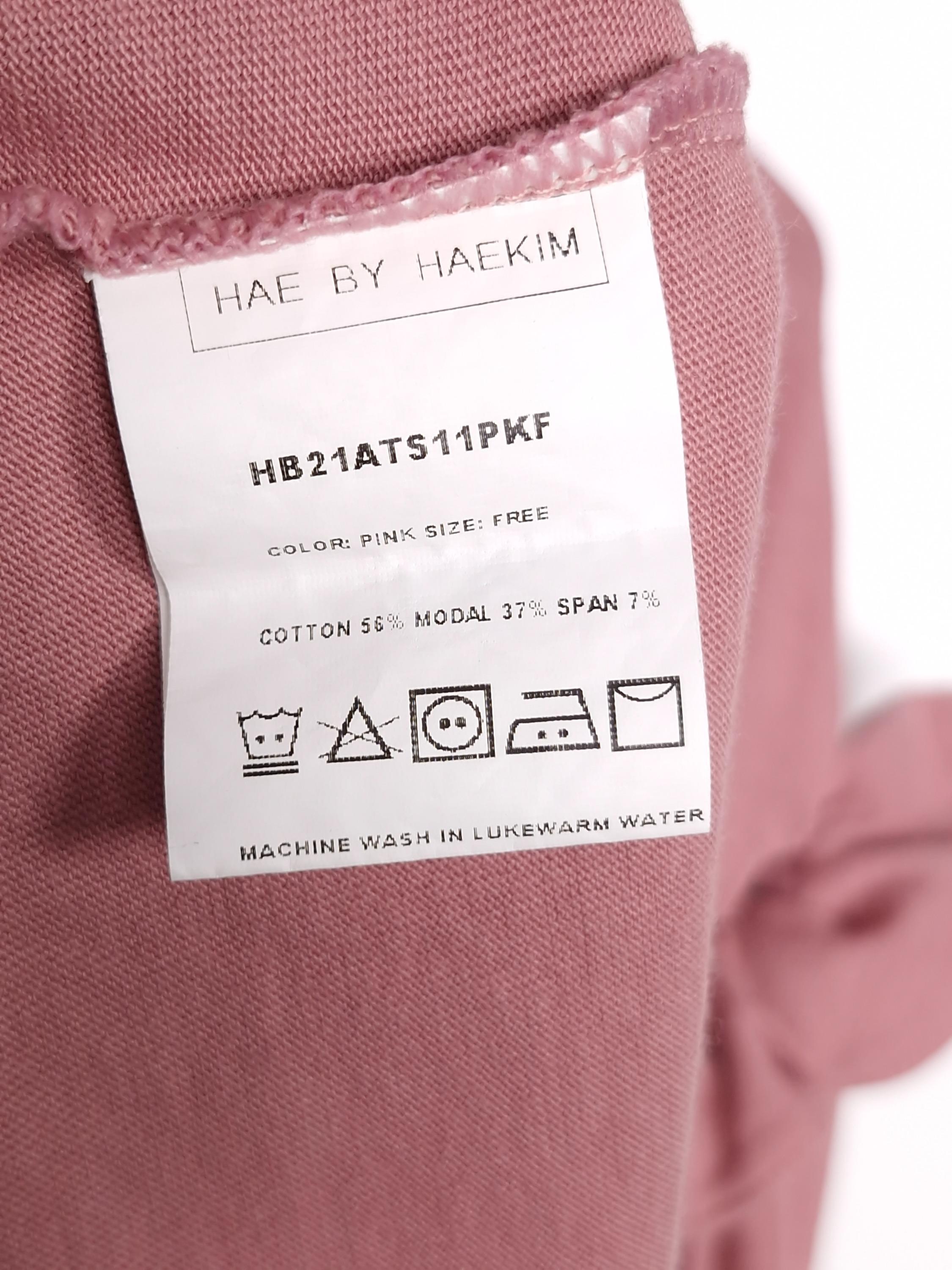 해바이해킴 HAE BY HAEKIM 핑크 반팔티셔츠 Free [A723] 6