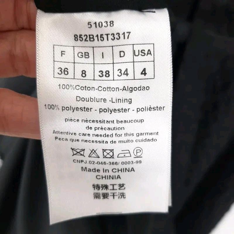 여성 엠보 카라넥 벨티드 원피스 XS 8