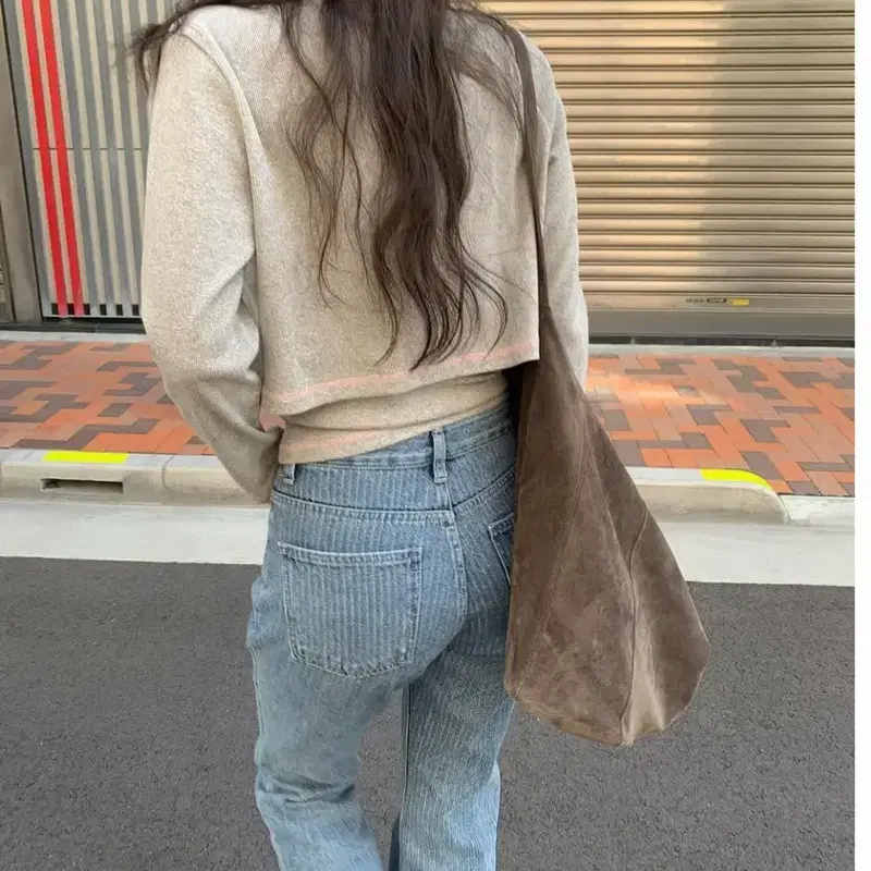 타낫 레이어드 립 셋업 그레이 4