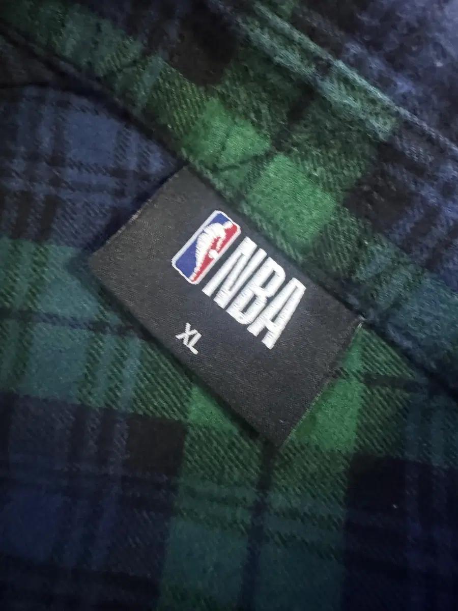 NBA 엔비에이 멀티 디테일 스트릿 오버핏 체크 셔츠 XL 4