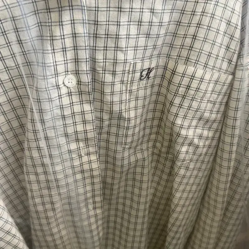 (1회착용) 헤더먼트 Geek check shirts 7