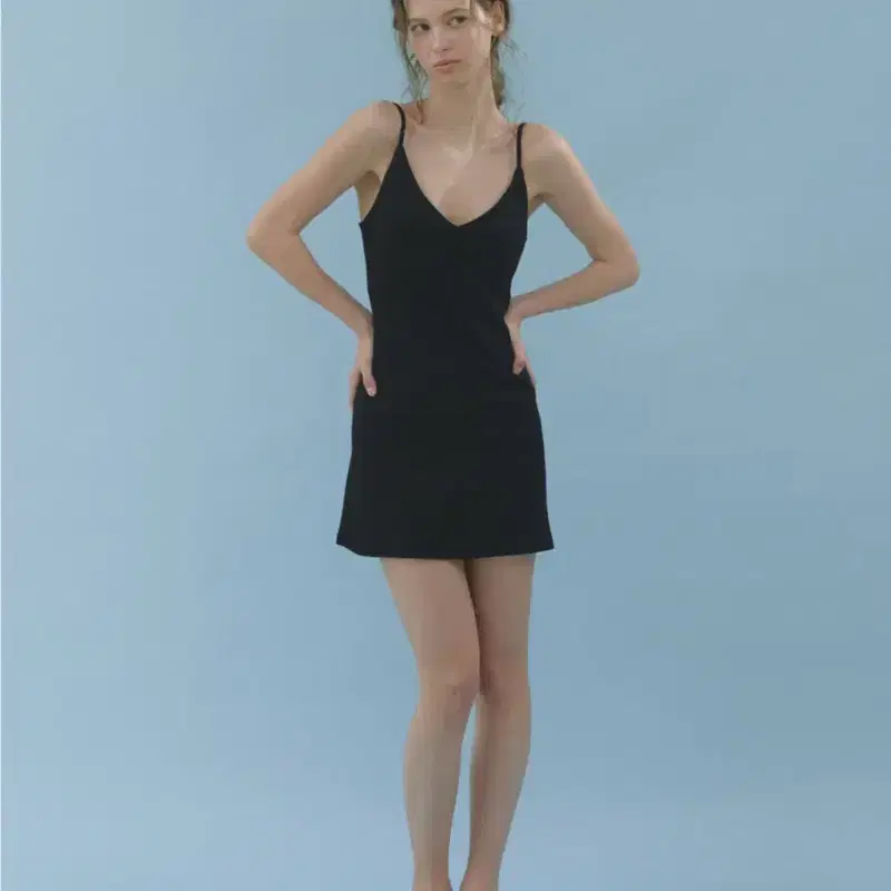 헤더먼트 90s 미니 원피스 블랙 3