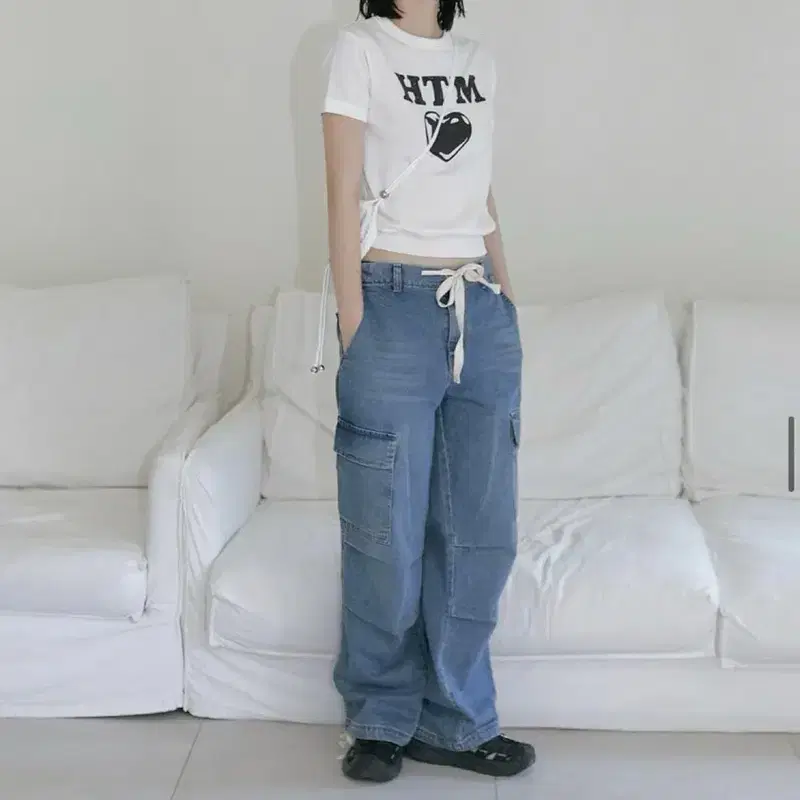 헤더먼트 반팔티 90s heart t-shirts(cream) 3