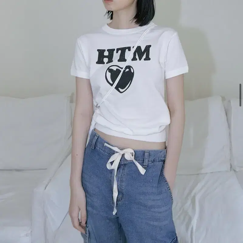 헤더먼트 반팔티 90s heart t-shirts(cream) 2