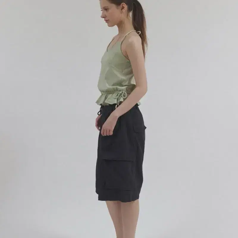헤더먼트 peplum halter top (mint) 3